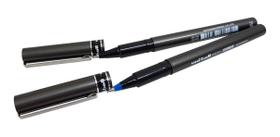 Kit 6 Canetas UB-155 Micro Deluxe 3 Preta/Azul - 0.5mm Uni Kit 6 Canetas UB-155 Micro Deluxe 3 Preta/Azul - 0.5mm Uni