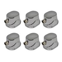 Kit 6 Canoa Para Tom Surdo Caixa E Bumbo Cromada M6 19.1