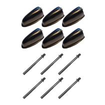 Kit 6 Canoas Tom Caixa Preta 19.6 + 6 Parafusos 55mm x 6mm