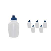 Kit 6 Cantis 500Ml Tampa Fibra Madeira Azul