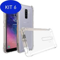 Kit 6 Capa Capinha Anti Impacto Transparente Sam Galaxy A6 Plus