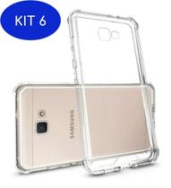 Kit 6 Capa Capinha Anti Shock Transparente Samsung Galaxy J4 Core