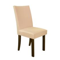 Kit 6 Capa de Cadeira Spandex Mesa Sala Jantar Avelã