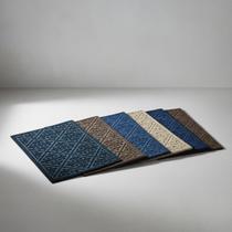 Kit 6 Capachos de Porta Vinílico 57x37 Arabesco Tapete Emborrachado Sortido