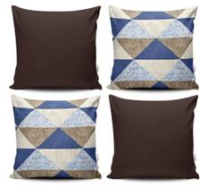 Kit 6 Capas Almofadas Lindas Decorativas Sala Sofá C/ Ziper