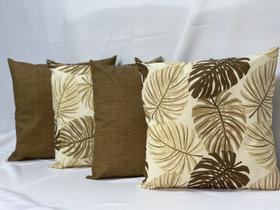 Kit 6 Capas Almofadas Lindas Decorativas Sala Sofá C/ Ziper