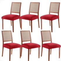 Kit 6 Capas Assento Cadeira Jantar Mesa Cozinha Ajustável Fecho Fivela Protetora Elasticada Lisa