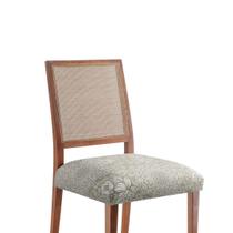 KIT 6 Capas Assento Decorativa Para Cadeira Malha Estampada Elegante Confortável Decorativa Sala Jantar Com Fivela Ajustável