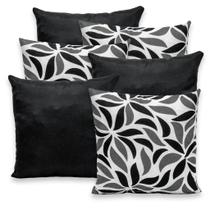 Kit 6 Capas de Almofada c/ Zíper 40cmx40cm Gorgurinho