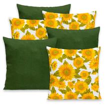 Kit 6 Capas de Almofada com Zíper 40cmx40cm Gorgurinho