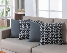 Kit 6 Capas De Almofadas Decorativa Moderna 45x45 - 6 Un - FF Enxovais