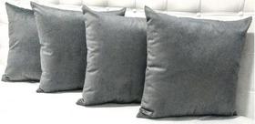 Kit 6 Capas De Almofadas Decorativas Tecido Sued Lisas 45x45 Kit 6 Capas De Almofadas Decorativas Tecido Sued Lisas 45x45