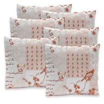 Kit 6 Capas de Almofadas Estampadas 40x40 C/ Zíper Piquet Favinho Decoração Luxo