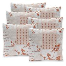 Kit 6 Capas de Almofadas Favinho 40x40 C/ Zíper PIQUET Estampadas