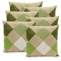 Kit 6 Capas de Almofadas Favinho 40x40 C/ Zíper PIQUET Estampadas