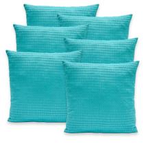 Kit 6 Capas de Almofadas Favinho 40x40 C/ Zíper PIQUET Estampadas