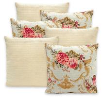 Kit 6 Capas de Almofadas Lisa e Estampada 40x40 C/ Zíper Piquet Favinho