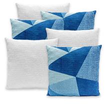 Kit 6 Capas de Almofadas Piquet 40x40 Com Zíper Favinho Decoração