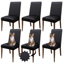 Kit 6 Capas de Cadeira em Matelassê Resistentes à Gatos