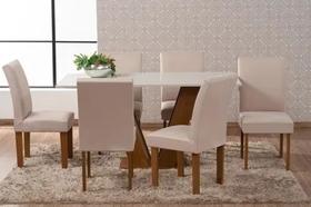 Kit 6 Capas De Cadeira Jantar Malha Com Elástico Oferta
