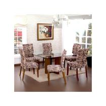 Kit 6 Capas de Cadeira Jantar Malha Gel Helanca com Elástico Malha Fria Decoração Kit 6 Capas de Cadeira Jantar Malha Gel Helanca com Elástico Malha Fria Decoração