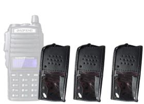 Kit 6 Capas Em Couro Para Rádio Comunicador Baofeng Uv-82 Kit 6 Capas Em Couro Para Rádio Comunicador Baofeng Uv-82