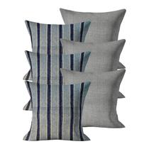Kit 6 Capas para Almofada Decorativa 45x45 com Zíper Sala Sofá