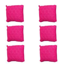 Kit 6 Capas Para Almofada Em Tricot Arabesco 60X50Cm Pink