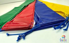 Kit 6 capas protetora colorida para hastes cama elástica