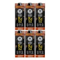 Kit 6 cappuccino 15g proteina power classico 250ml 3 corações Kit 6 cappuccino 15g proteina power classico 250ml 3 corações