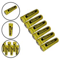 Kit 6 Cargas Recarregáveis 5200mAh 3.7V para Lanternas