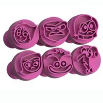 Kit 6 Carimbo Brigadeiro Divertidamente