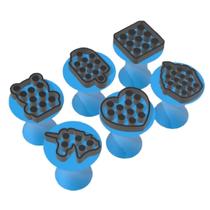 Kit 6 Carimbo Marcador Brigadeiro Pop It Fidget Toy Trend