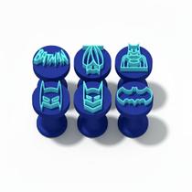 Kit 6 Carimbos Batman - Carimbo Brigadeiro/Doces