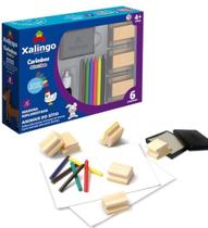 Kit 6 carimbos educativos - xalingo