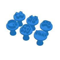 kit 6 Carimbos Marcador Brigadeiro Tema Vídeo Game kit 6 Carimbos Marcador Brigadeiro Tema Vídeo Game