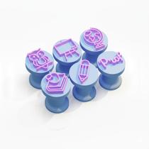 Kit 6 Carimbos Professores Modelo 2 - Carimbo para Doces Kit 6 Carimbos Professores Modelo 2 - Carimbo para Doces