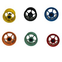 Kit 6 Carretilhas De Plástico Para Pipa 15cm