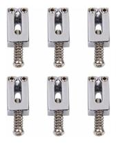 Kit 6 Carrinho Saddle Ponte De Guitarra Strato Stratocaster - Sonotec Kit 6 Carrinho Saddle Ponte De Guitarra Strato Stratocaster - Sonotec