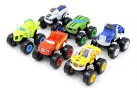 Kit 6 Carrinhos Blaze Monster Machine Fricção