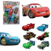 Kit 6 Carrinhos Filme Carros 3 Relampago Mcqueen