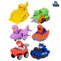 Kit 6 Carrinhos Patrulha Canina Brinquedo Infantil