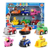 Kit 6 Carrinhos Patrulha Canina Fricção Brinquedos Kit 6 Carrinhos Patrulha Canina Fricção Brinquedos
