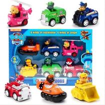 Kit 6 carrinhos patrulha canina fricção Personagem - Trolley