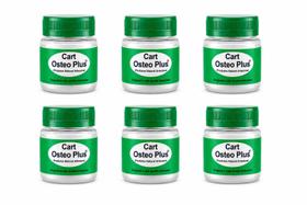 Kit 6 Cart Osteo Plus Sem Sabor 15 Cápsulas 500mg Suplemento Alimentar