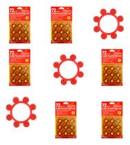 Kit 6 Cartelas Espoleta 8 Tiros Para Pistola Brinquedo 432