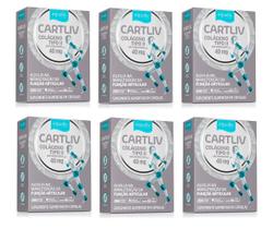 Kit 6 Cartliv Colágeno Tipo 2 Polivitamínico 60Cps - Equaliv Kit 6 Cartliv Colágeno Tipo 2 Polivitamínico 60Cps - Equaliv