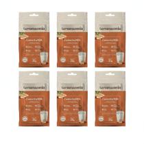 Kit 6 Castanhamilk Leite Em Po Vegetal De Castanha 25G