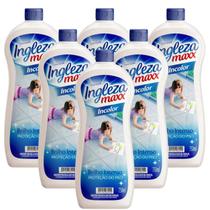 Kit 6 Cera Líquida Incolor Ingleza 750ml Efeito Mais Rápido