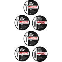 Kit 6 Cera Modeladora Antifrizz Black 80g - Infinity Kit 6 Cera Modeladora Antifrizz Black 80g - Infinity